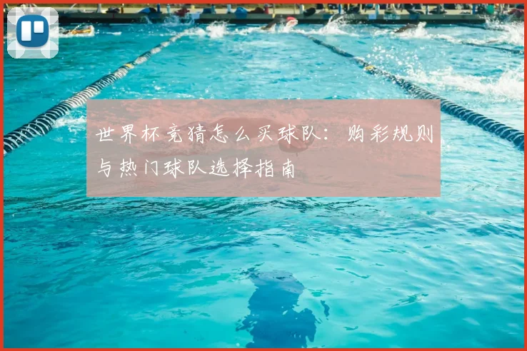世界杯竞猜怎么买球队:购彩规则与热门球队选择指南